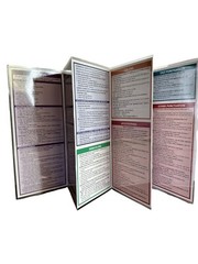 English Grammar & Punctuation Quickstudy Laminated Foldout 8.5 X 3.5 In