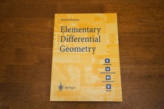 MATHS – Springer – Elementary Differential Geometry – Like New, light shelf-wear