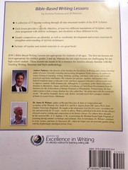 Bible-based Writing Lessons by Andrew Pudewa and James B. Webster (Spiral)