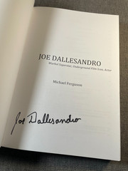 Joe Dallesandro: Warhol Superstar, Underground Film Icon, Actor PB Signed? Good