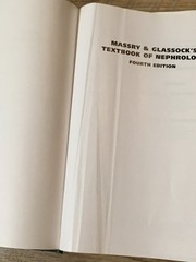 Massry And Glassock’s TEXTBOOK OF NEPHROLOGY Fourth Edition