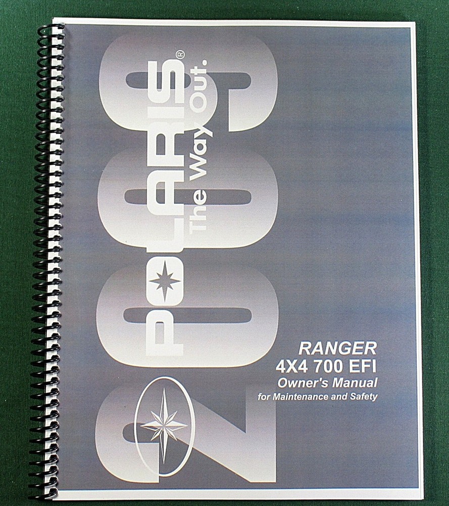 2009 Polaris Ranger 4×4 700 EFI Owner’s Manual: 131 Pages & Protective Covers!