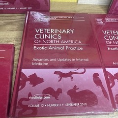 Lot Of 5 Veterinary Clinics Of North America: Exotic Animal Practice Hardcover