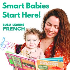 Lulu Learns French Vol. 1 — Interactive Sound Board Book for Toddlers Medium