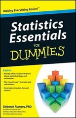 Statistics Essentials For Dummies – Paperback By Rumsey, Deborah J. – ACCEPTABLE