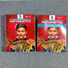 Apologia Exploring Creation w/ Mathematics Level 5 Student Text + Teacher Guide