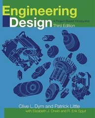 Engineering Design: A Project Based Introduction – Paperback – GOOD
