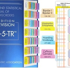 Diagnostic and Statistical Manual of Mental Disorders DSM 5 TR + Tabs USA Stock