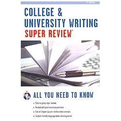 College & University Writing Super Review (Super Reviews Study Guides) by Edito