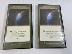 The Teaching Company: Meaning from Data Statistics Made Clear Hard To Find