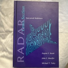 Radar Cross Section Knott Shaeffer Tuley Second Edition Hardcover Radar