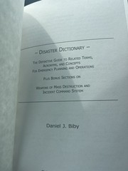 Disaster Dictionary : The Definitive Guide to Related Terms, Acronyms, and Co…