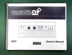 Korg MicroKorg XL+ Instruction Manual: 103 Pages & Protective Covers!