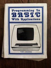 Programming In Basic With Applications Vintage (1977) Computer Programming Book