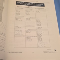Walch Document-Based Assessment Activities Global History Classes PB Noonan 1999