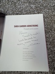 Sara Garden Armstrong Art Artist Book Coffee Table Pink Photos Threads & Layers
