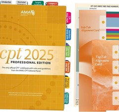 Streamline Your Coding with CPT 2025 Index Tabs – 50 Easy to Use Clear Tabs