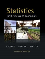 Statistics for Business and Economics- hardcover, 9780321640116, James T McClave