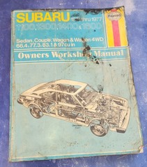 Haynes Workshop Manual SUBARU 1971 1979 All Models Book