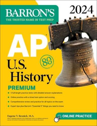 AP US History Premium, 2024: 5 Practice Tests Comprehensive Review – GOOD