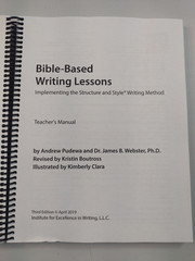 IEW Bible-Based Writing Lessons Teacher’s Manual by Pudewa, Webster Paperback