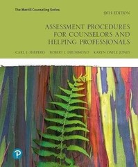 Assessment Procedures for – Paperback, by Sheperis Carl; Drummond -9780135186022