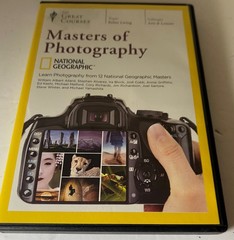 The Great Courses Masters of Photography National Geographic 4-DVD Set Complete