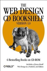 THE WEB DESIGN BOOKSHELF -ROM By O’reilly & Associates Inc **Mint Condition**