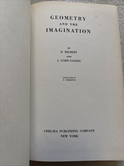 Geometry and the Imagination by D. Hilbert & S. Cohn-Vossen, 1952 Hardcover 1st
