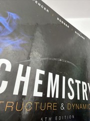 Chemistry: Structure and Dynamics 5th Edition Hardcover Spencer Bodner Rickard