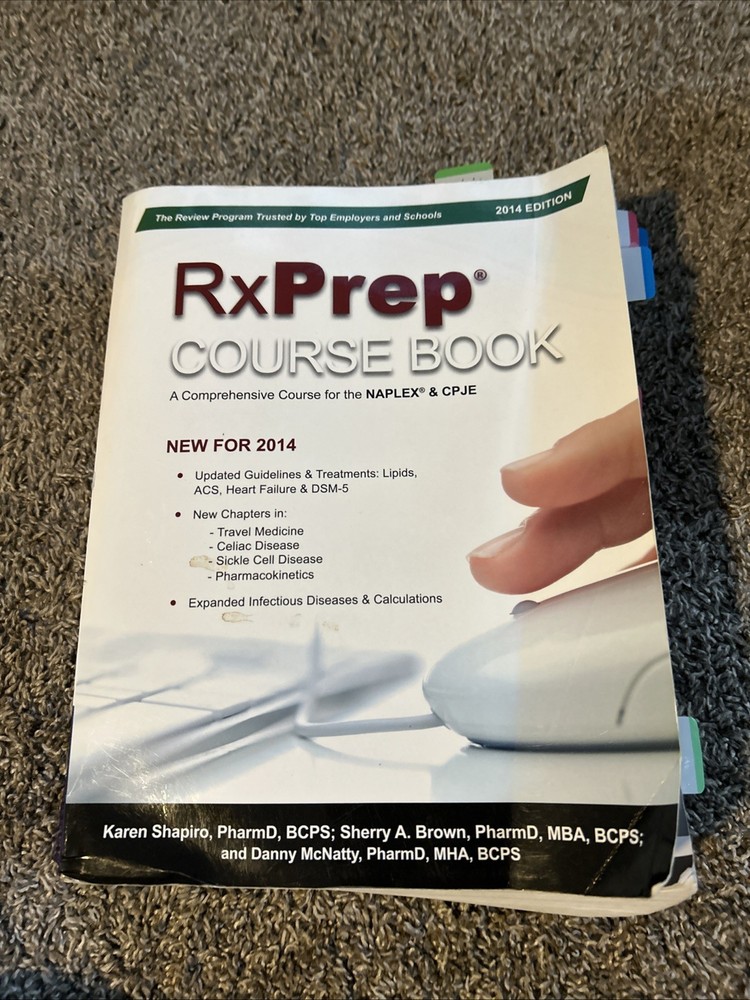 RxPrep Course Book A Comprehensive Course – Flexibound, by Karen Shapiro – Good