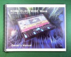 Korg Electribe Wave Instruction Manual: Full Color 52 Pages & Protective Covers!