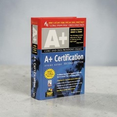 A+ certification 2nd Edition Study Guide Hardcover Book (NO CD-ROM INCLUDED)