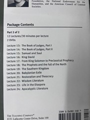 The Great Courses: The Old Testament Part 1 And 2 DVD The Teaching Company