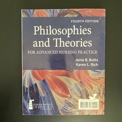 Philosophies and Theories for Advanced Nursing Practice **Shipping included**