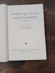 Calculus and Analytic Geometry by George B. Thomas Jr. 1962 HC 2nd Edition