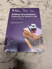 GREAT COURSES Building Great Sentences: Exploring the Writer’s Craft 🌟 SEALED!
