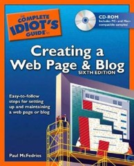 The Complete Idiot’s Guide to Creating a Web Page & Blog, 6E – Paperback – GOOD