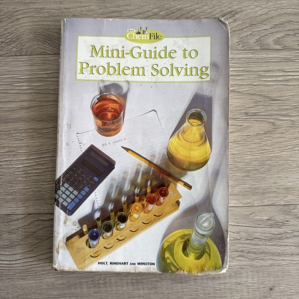 Holt Chemfile Ser.: Holt ChemFile Mini-Guide to Problem Solving