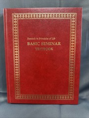Research In Principles Of Life | Basic Seminar Textbook | Bill Gothard, Instruct
