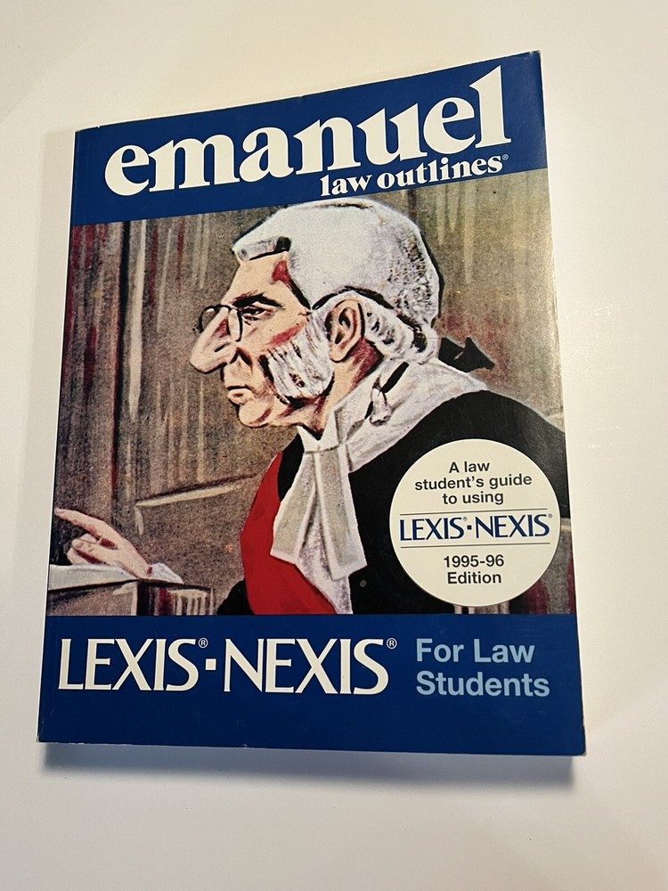 Emanuel / Law Outlines / Lexis-nexis/ For Law Students / 1995-96 Edition