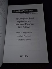 The Complete Adult Psychotherapy Treatment Planner Fifth Edition Paperback