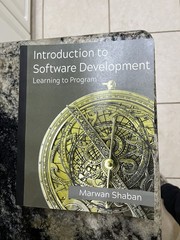 Introduction to Software Development: Learning to Program Author: Marwan Shaban