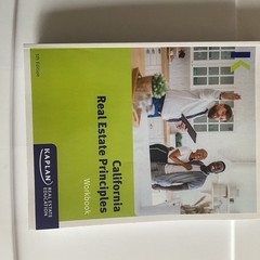 Kaplan California Real Estate Textbook & Workbook Set, Multiple Editions