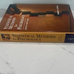 Statistical Methods for Psychology Fifth Edition David C. Howell Hardcover
