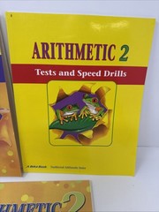 Abeka Arithmetic 2 Test and Speed Drills – 2 Student Copies + Teacher Key CLEAN