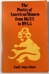The Poetry of American Women from 1632 To 1945 by Emily Stipes Watts 1977 Pbk