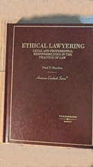 American Casebook Ser.: Ethical Lawyering by Paul T. Hayden (2003, Hardcover)