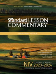 NIV Standard Lesson Commentary Large Print Edition 2023-2024 – GOOD
