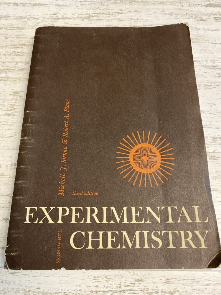 Experimental Chemistry Michell J Sienko 1966 3rd Ed Wire Bound Lab Manual